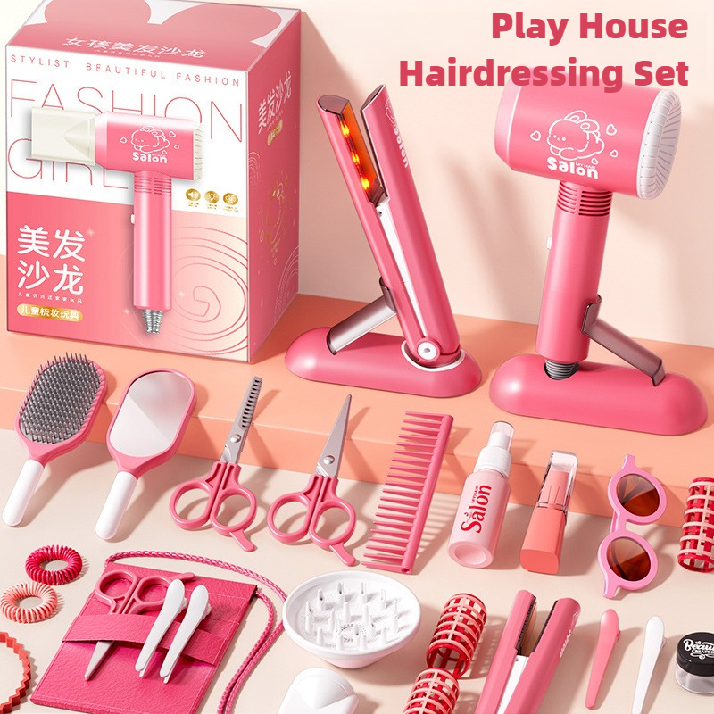 Beauty Makeup Set For Kids - Girls Beauty Salon Set Kids Hair