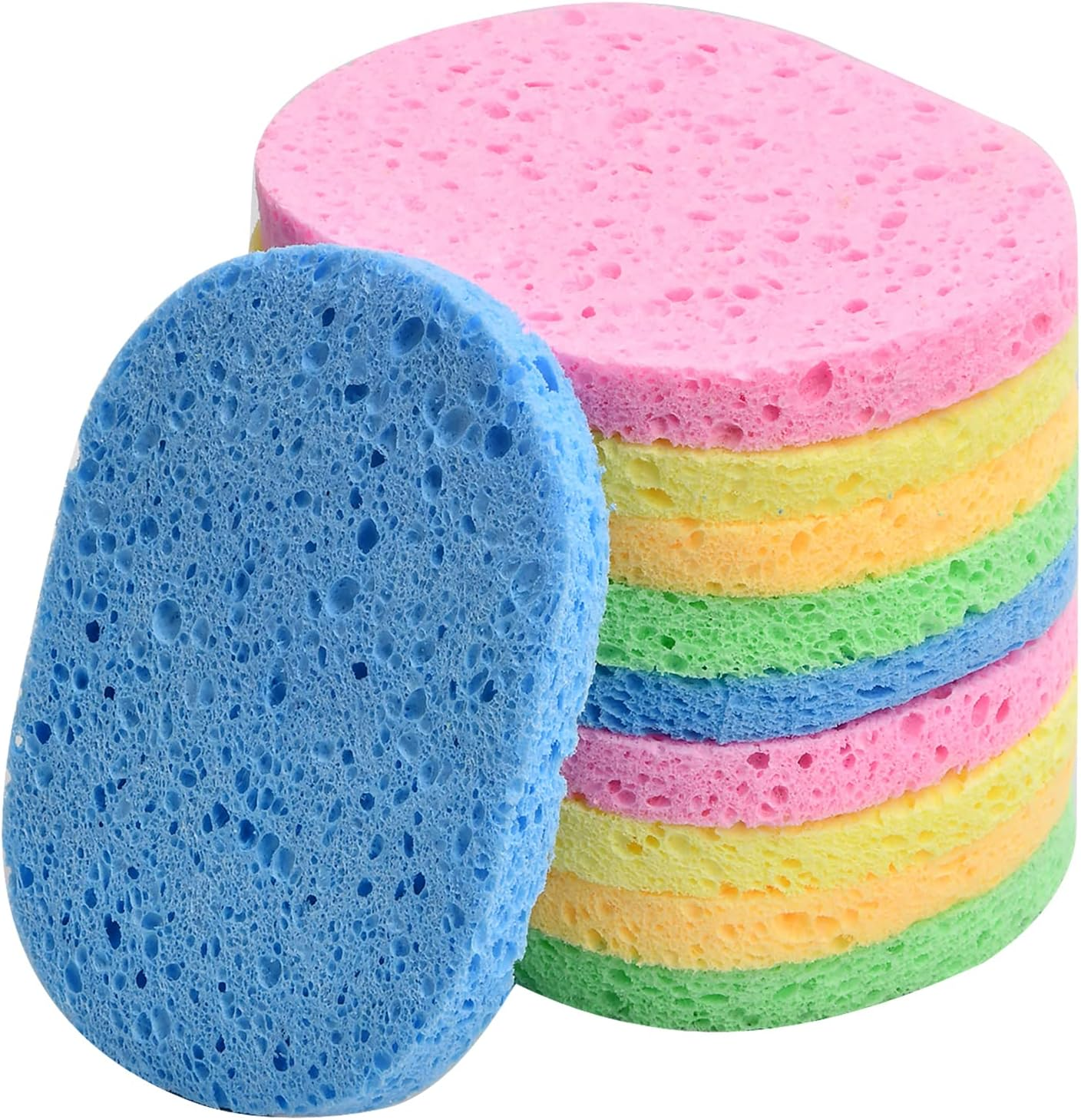 Beauty Makeup Artist - wood pulp Round Facial Cleansing Sponges