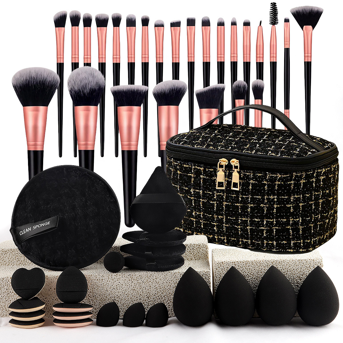 Beauty With Makeup - Makeup Brush Set Chic Fragrance Style
