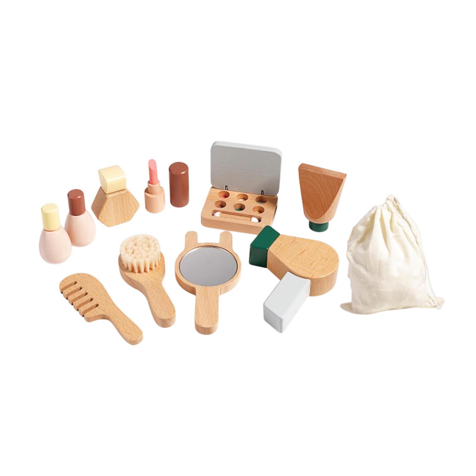 Beauty Makeup Set For Kids - Wooden Makeup Toy Set for Kids