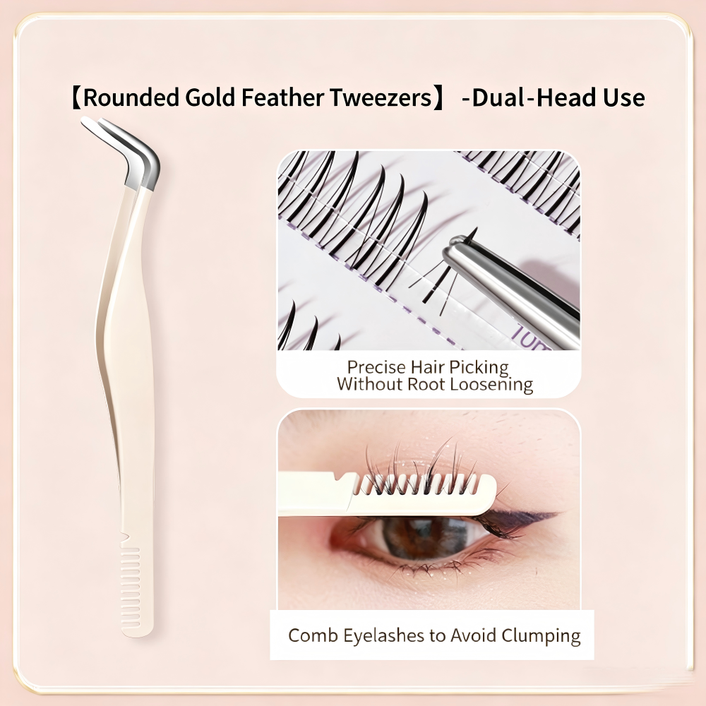 Angled Tip Feather Lash Tweeze – Beauty Makeup Artist Bewertung und Preis