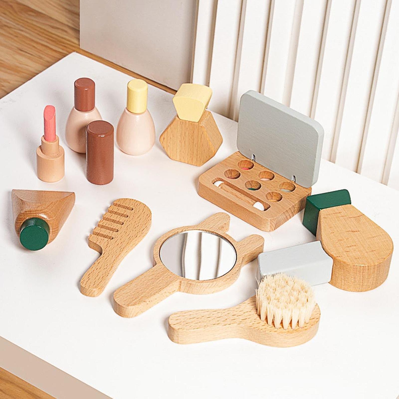 Wooden Makeup Toy Set for Kids – Beauty Makeup Set For Kids Bewertung und Preis