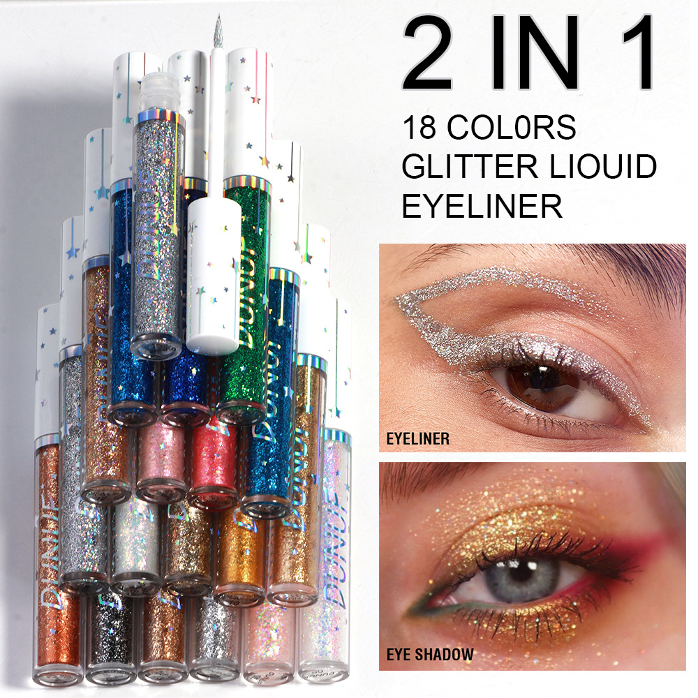 6 Pcs Glitter Eyeliner Set Gol – Beauty Makeup Events Bewertung und Preis