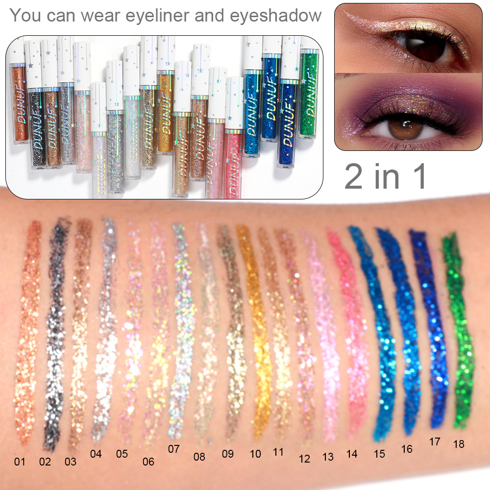 6 Pcs Glitter Eyeliner Set Gol – Beauty Makeup Events Bewertung und Preis