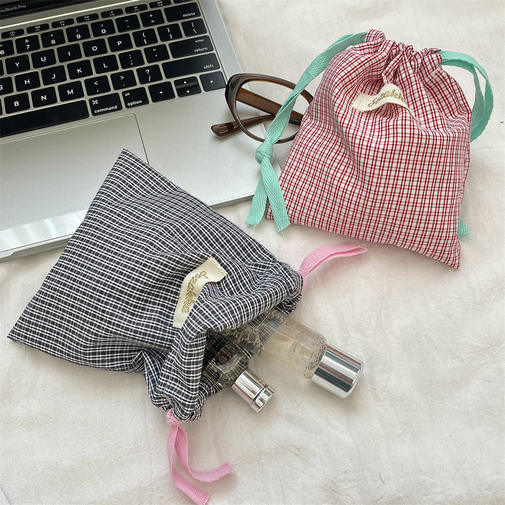 New Plaid Storage Drawstring B – Beauty Makeup News Bewertung und Preis