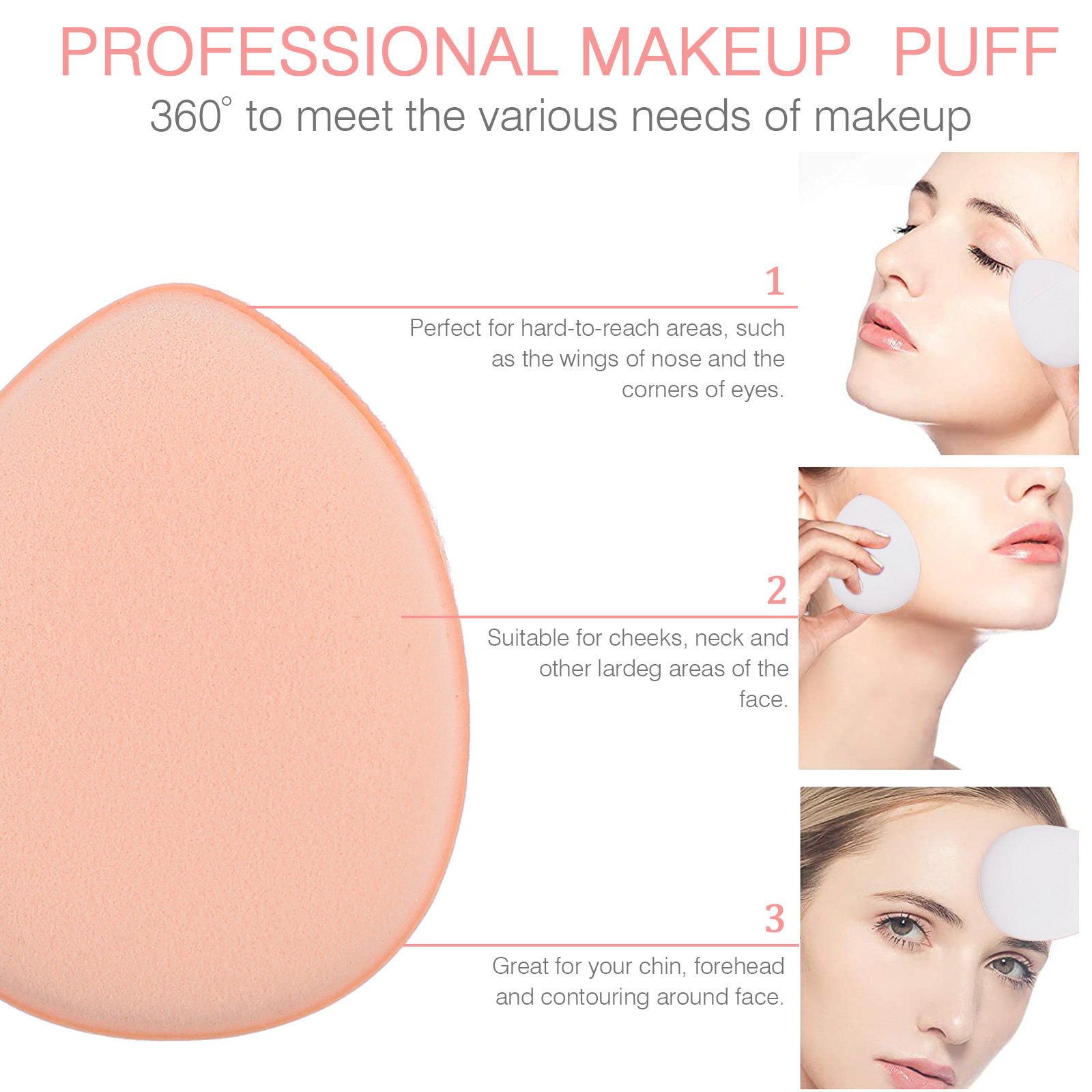 20Pcs Mini Makeup Puff Powder  – Beauty Zone Makeup Bewertung und Preis