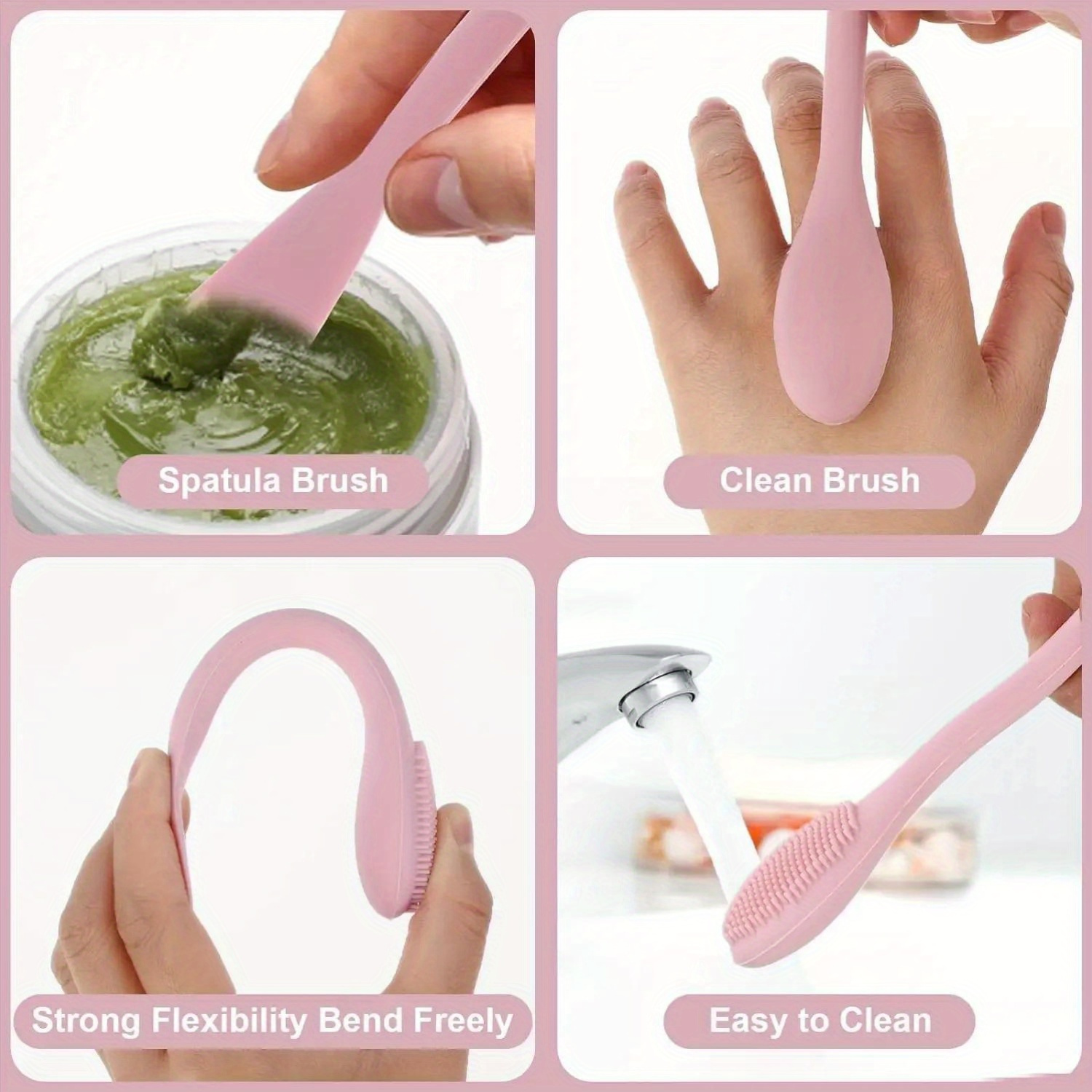 Double Head Facial Mask Brush  – Beauty Makeup Artist Bewertung und Preis
