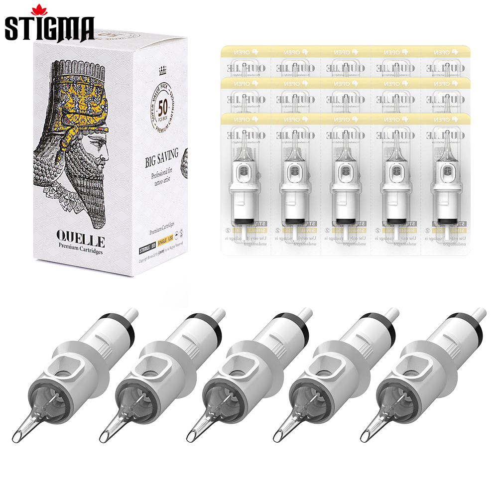 QUELLE 50PCS Cartridge Tattoo  – Merit Beauty Makeup Bewertung und Preis