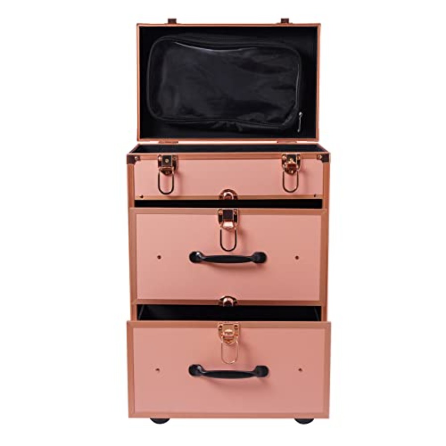 3-Tier Aluminum Rolling Makeup – Beauty With Makeup Bewertung und Preis