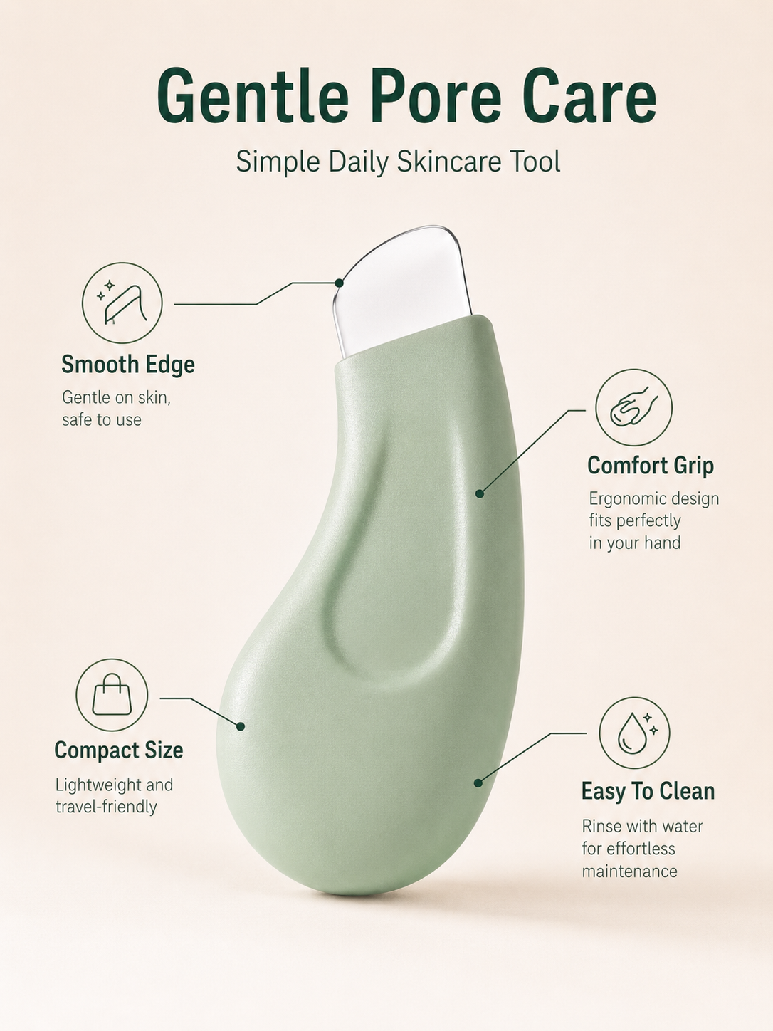 Facial Blackhead Remover Scrap – Beauty Zone Makeup Bewertung und Preis