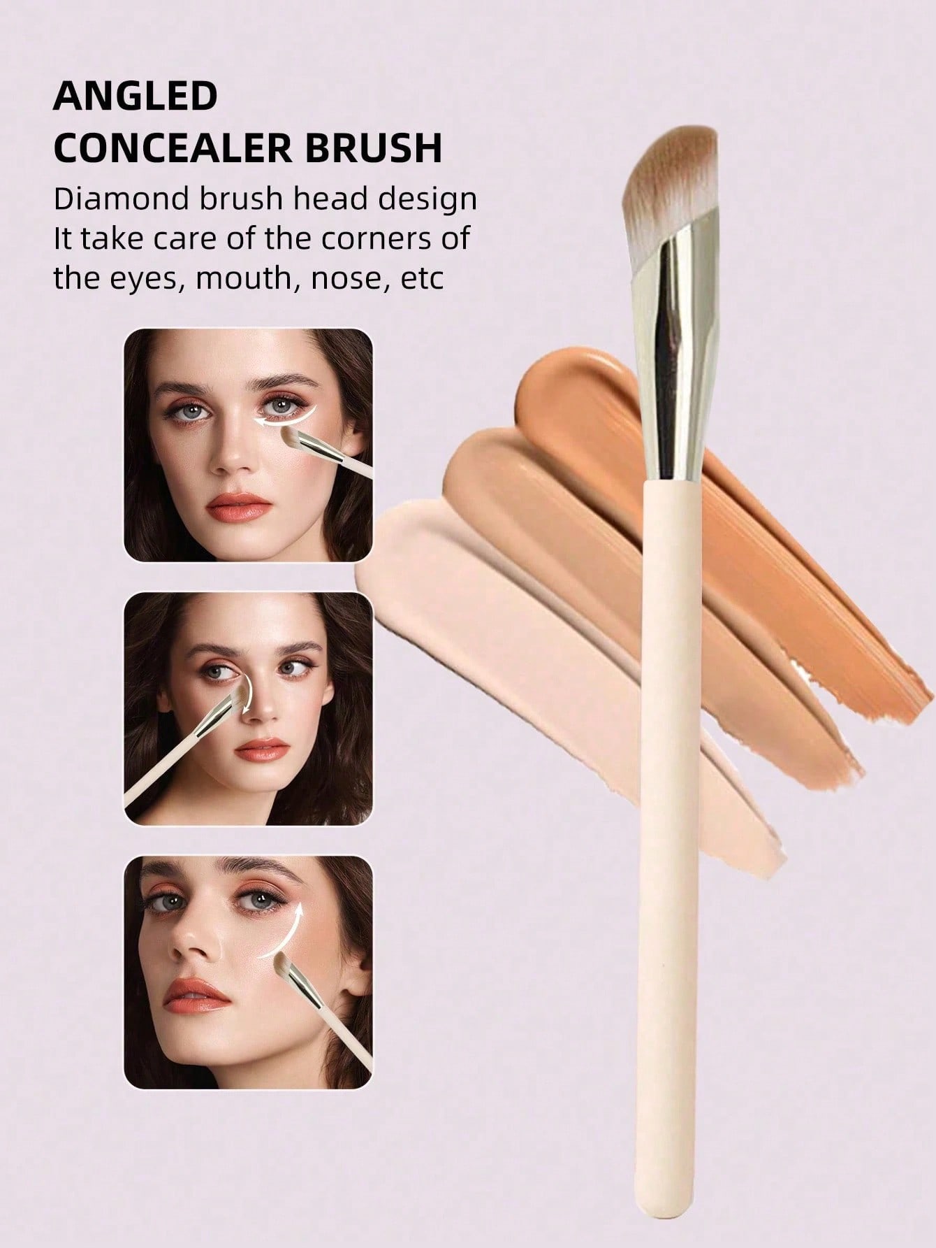 1PC Angled Slanted Makeup Brus – Beauty Makeup Events Bewertung und Preis