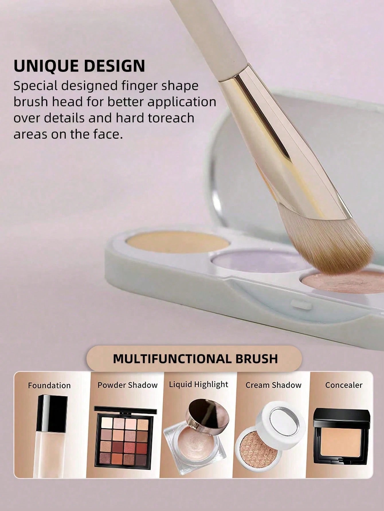 1PC Angled Slanted Makeup Brus – Beauty Makeup Events Bewertung und Preis