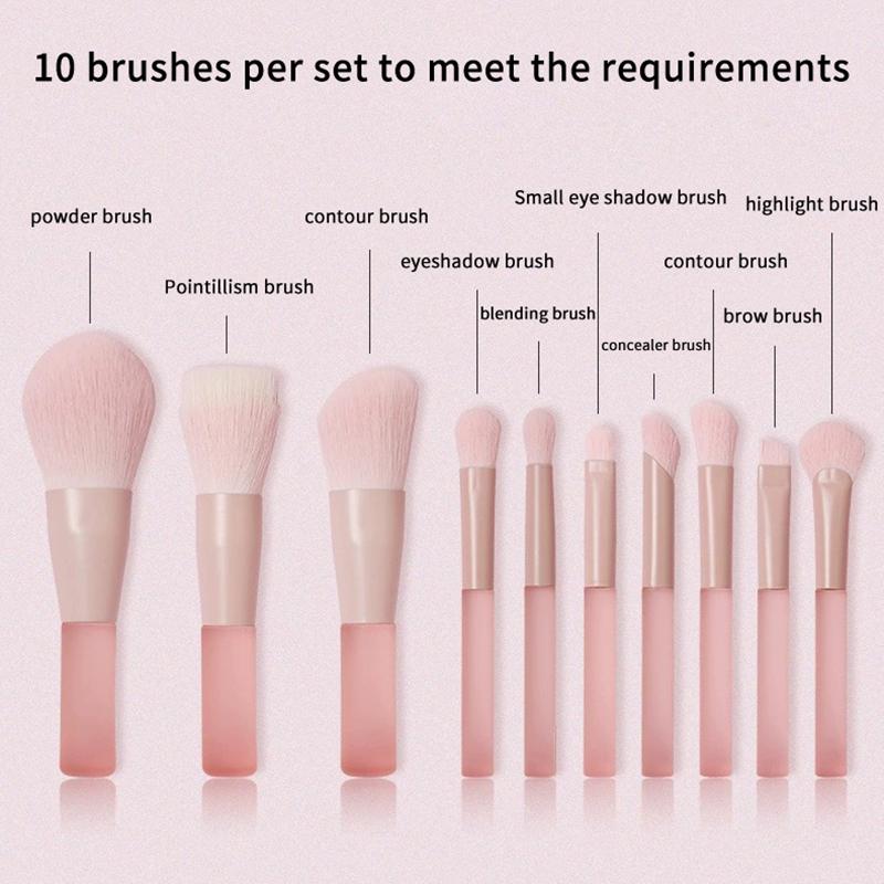 10Pcs Synthetic Makeup Brushes – Beauty Makeup Events Bewertung und Preis