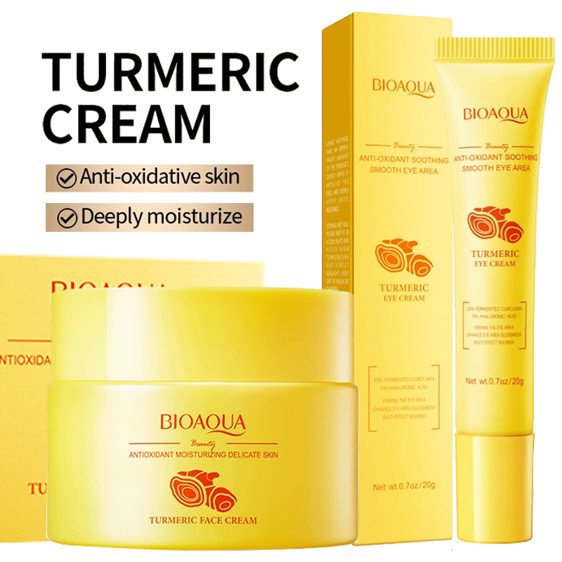 BIOAQUA Turmeric Skin Care Set – Anti-Aging Face Cream Bewertung und Preis